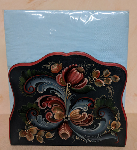 Telemark Napkin Holder original painting